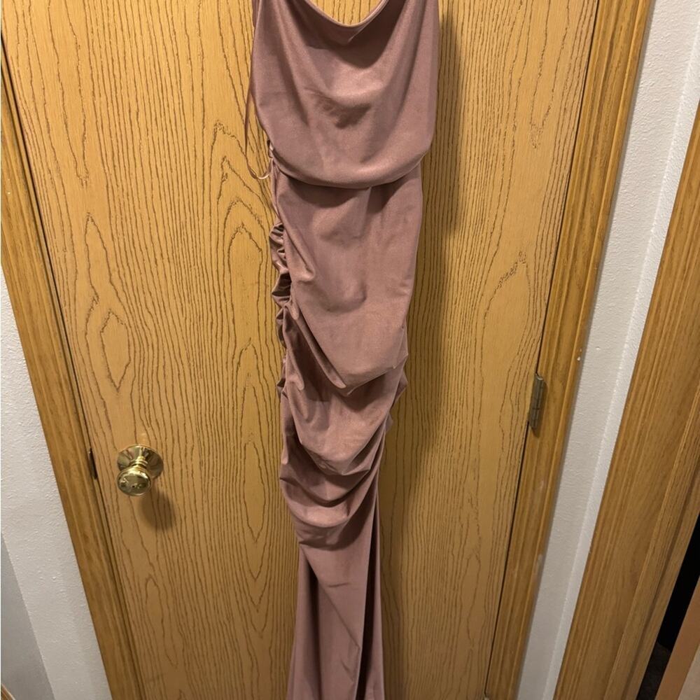 Windsor Dusty Rose Backless Dress Size Small
